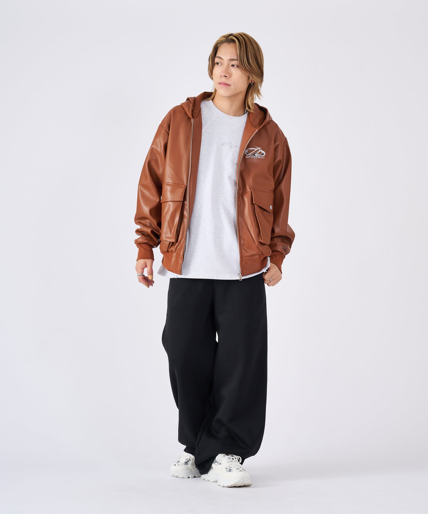 バックアーチプリントスウェットパンツ