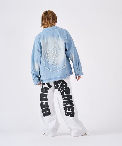 バックアーチプリントスウェットパンツ