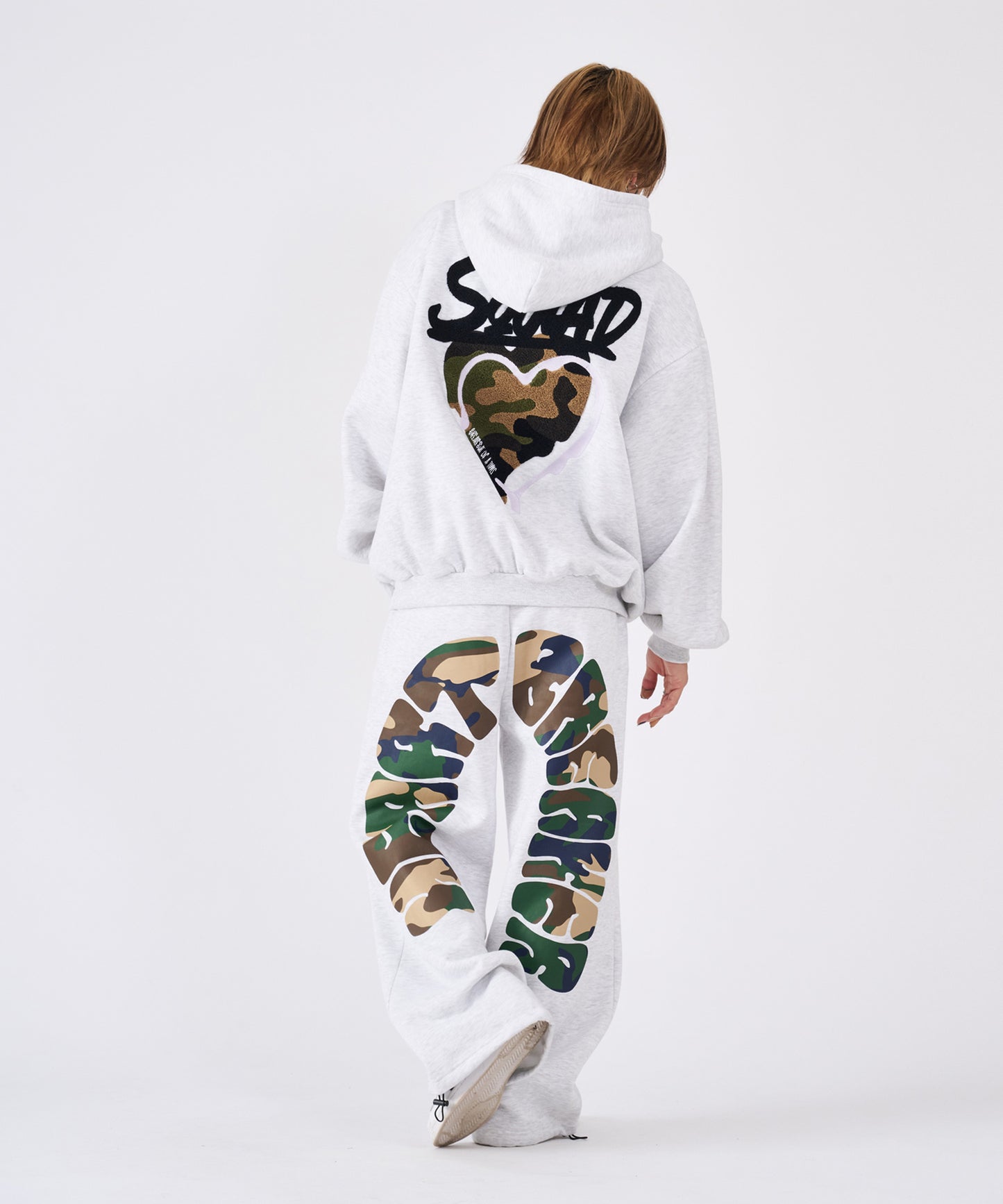 バックアーチプリントスウェットパンツ