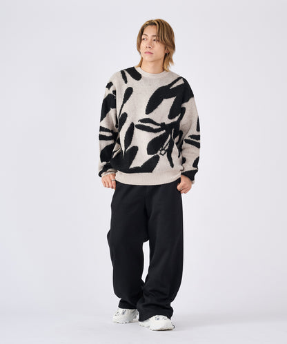 バックアーチプリントスウェットパンツ