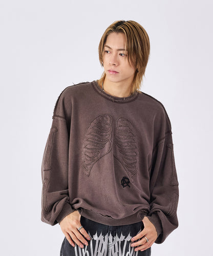 ボーンアップリケトレーナー