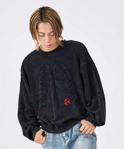 ボーンアップリケトレーナー