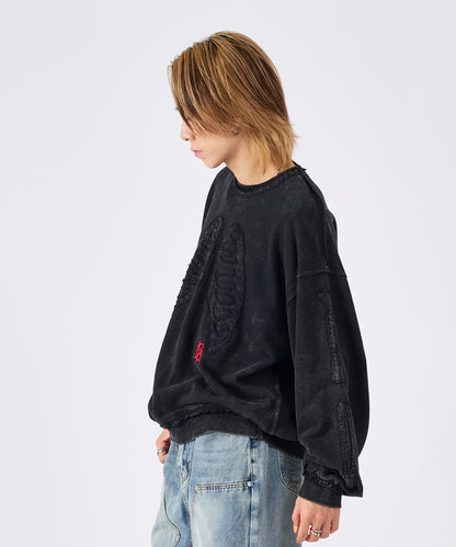 ボーンアップリケトレーナー