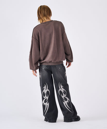 ボーンアップリケトレーナー