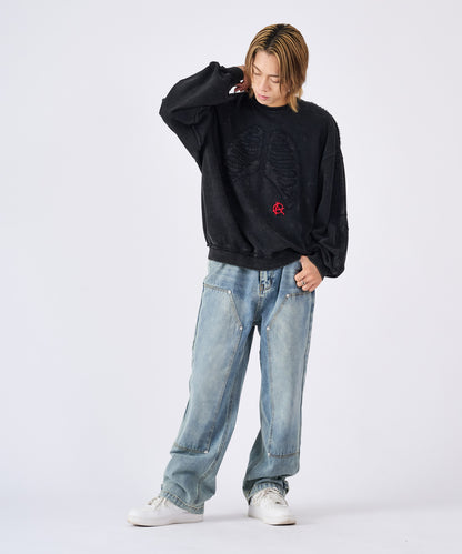 ボーンアップリケトレーナー