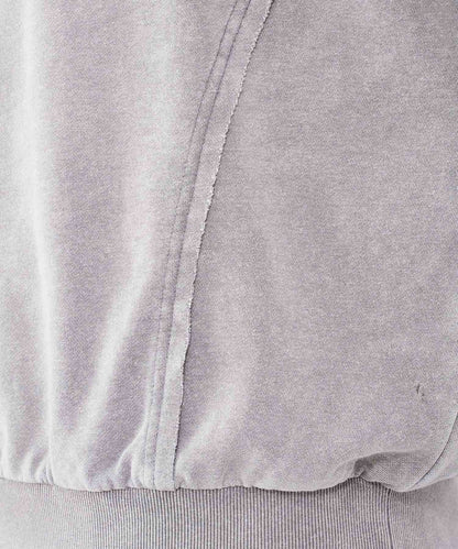 スカルアートアップリケカットオフトレーナー