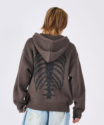 モールジャガードパーカー