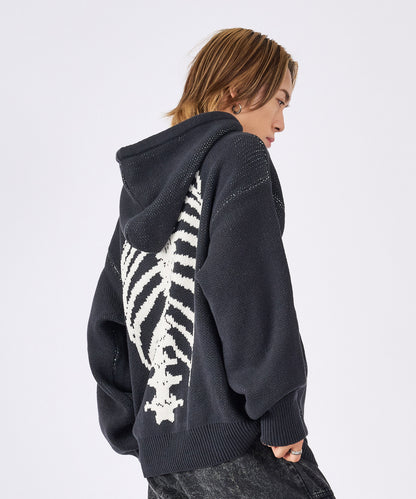 モールジャガードパーカー