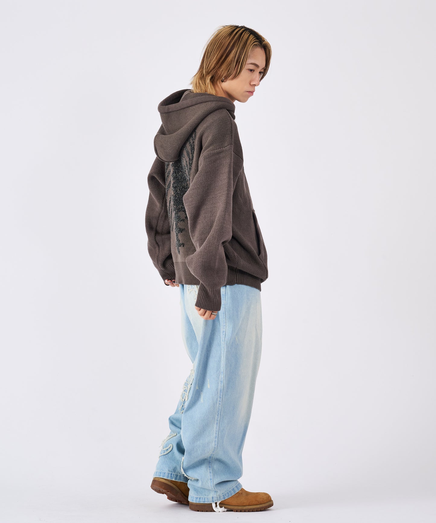 モールジャガードパーカー