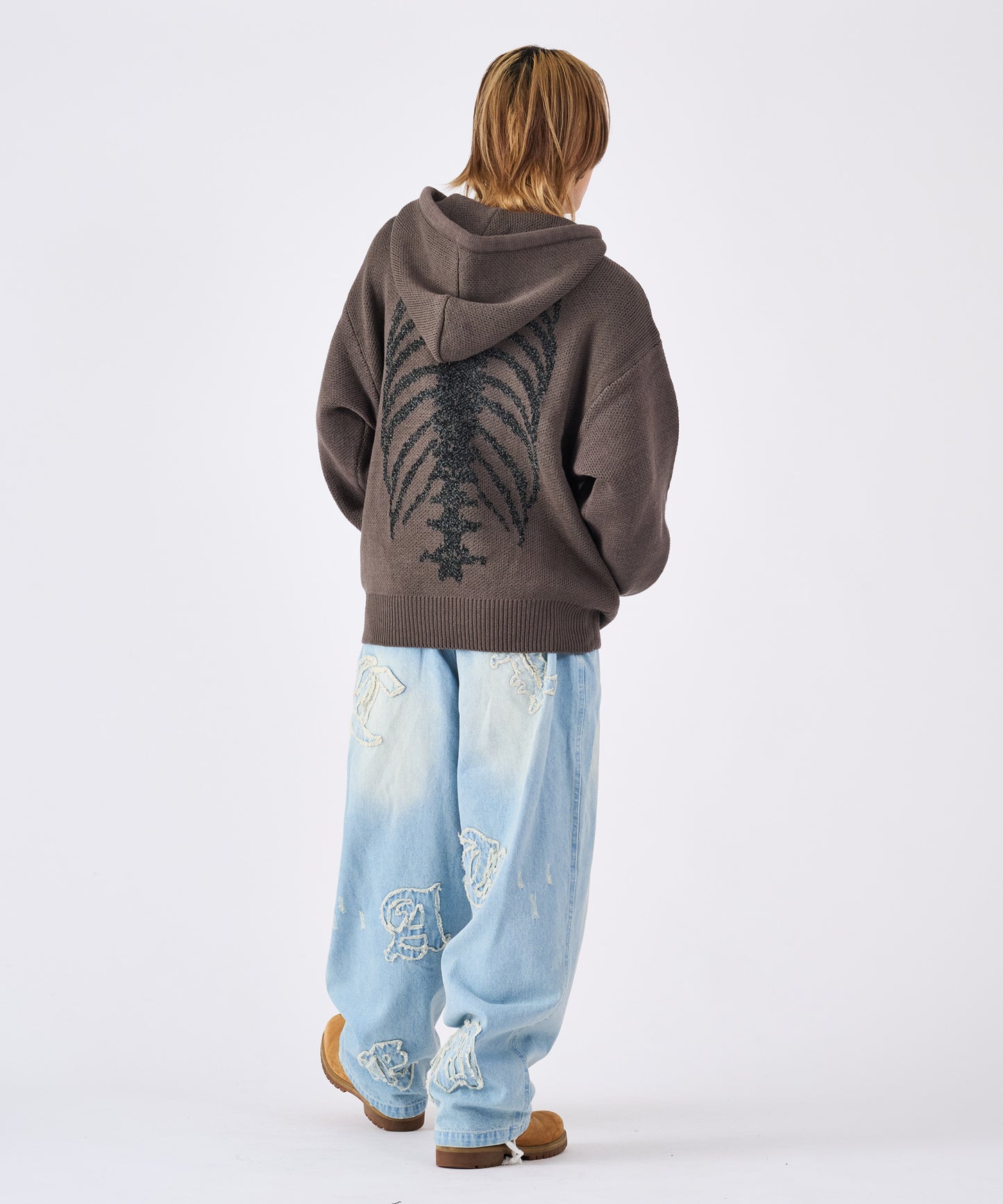 モールジャガードパーカー