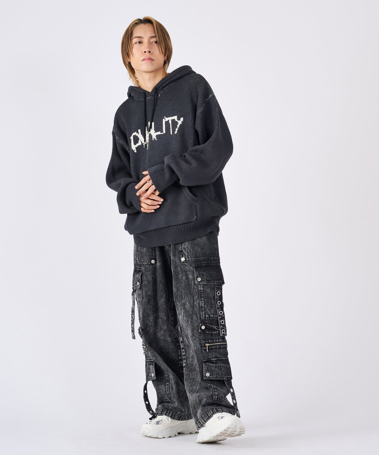 モールジャガードパーカー