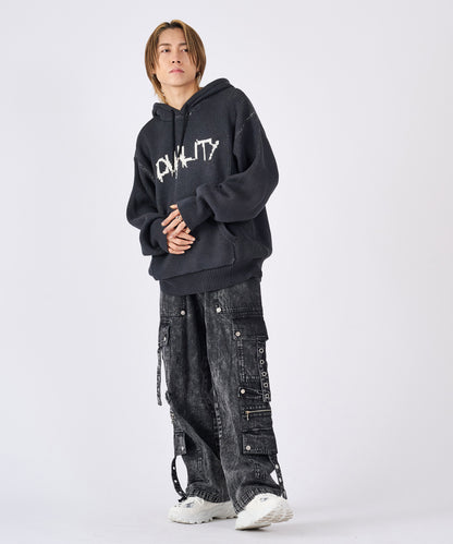 モールジャガードパーカー