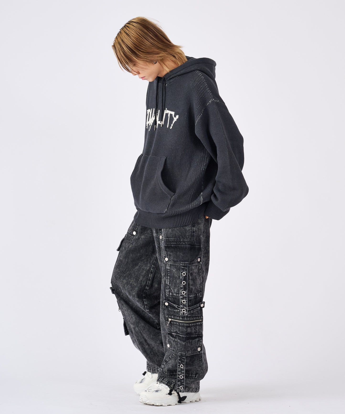 モールジャガードパーカー