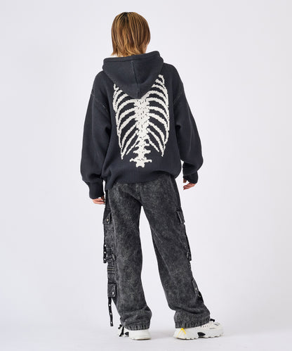 モールジャガードパーカー