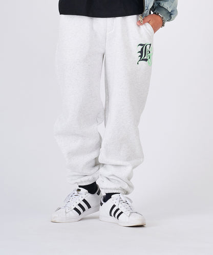 ロゴ刺繍スウェットパンツ