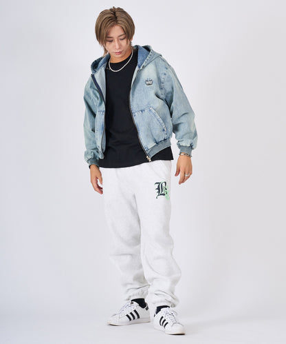 ロゴ刺繍スウェットパンツ