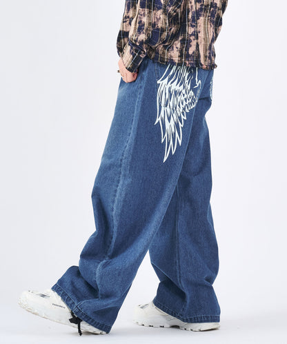 フェザーロゴパンツ