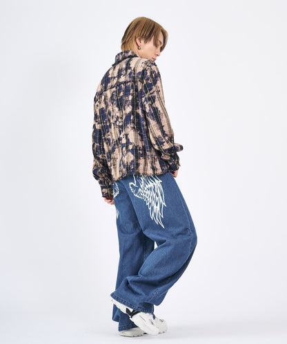 フェザーロゴパンツ