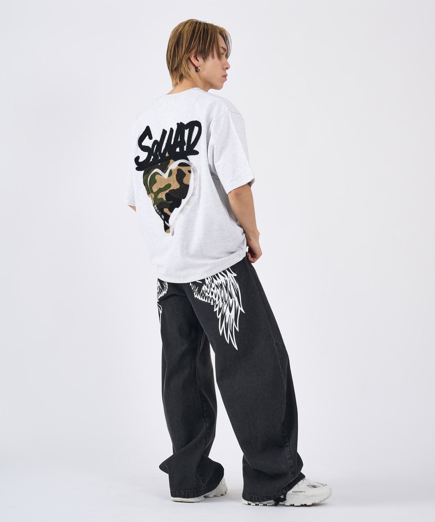 フェザーロゴパンツ