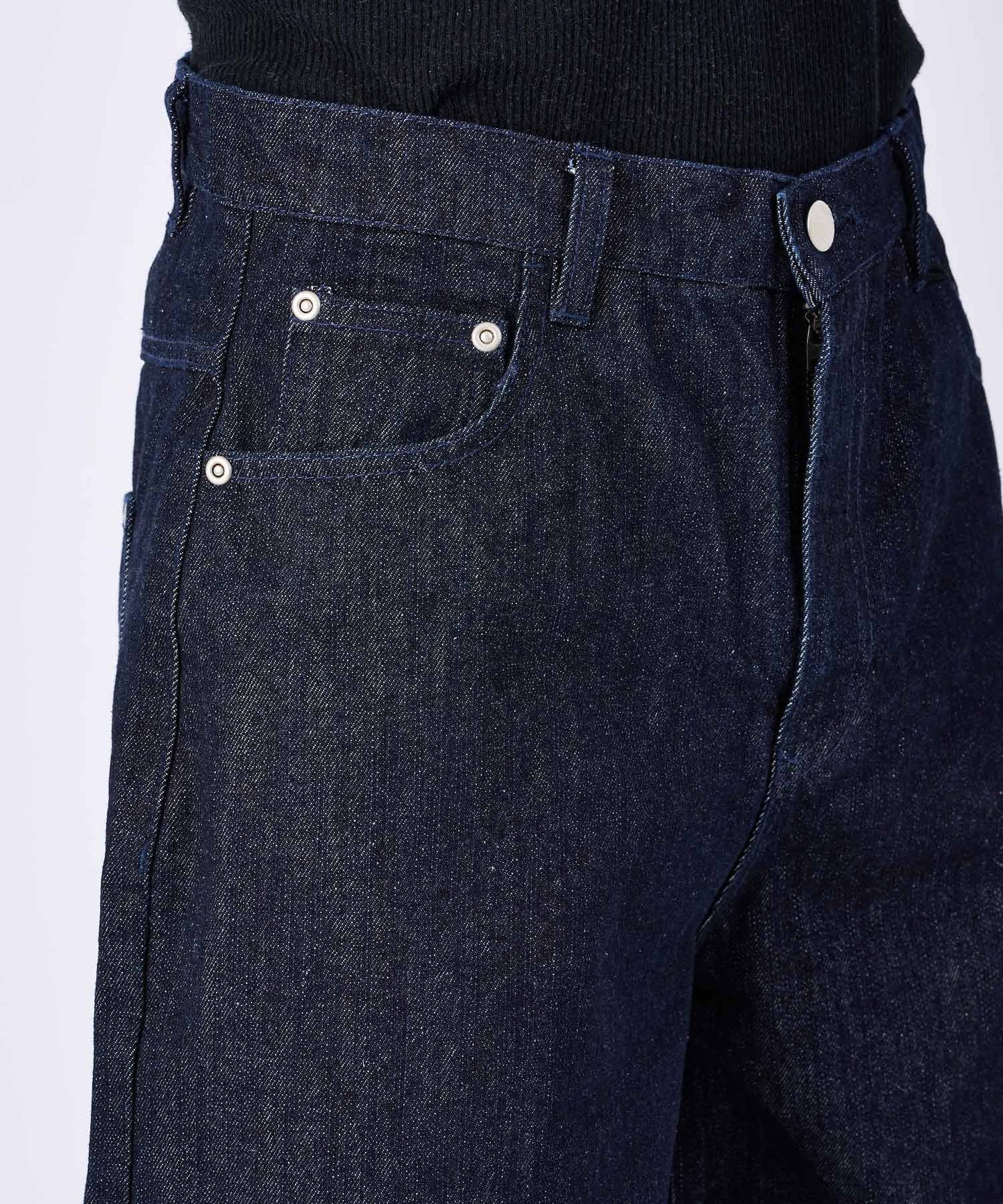 バックアーチロゴデニムパンツ