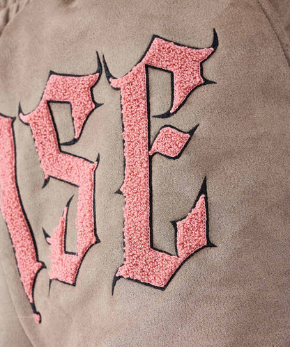 カットスエード　サガラ刺繍パンツ