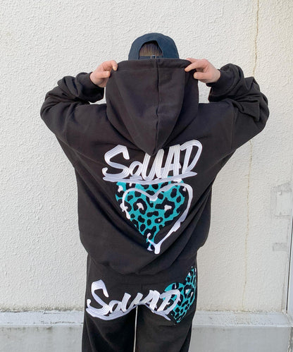 ハートサガラ刺繍セットアップ