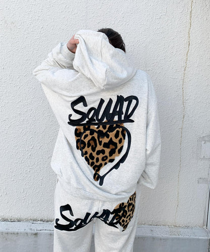 ハートサガラ刺繍セットアップ