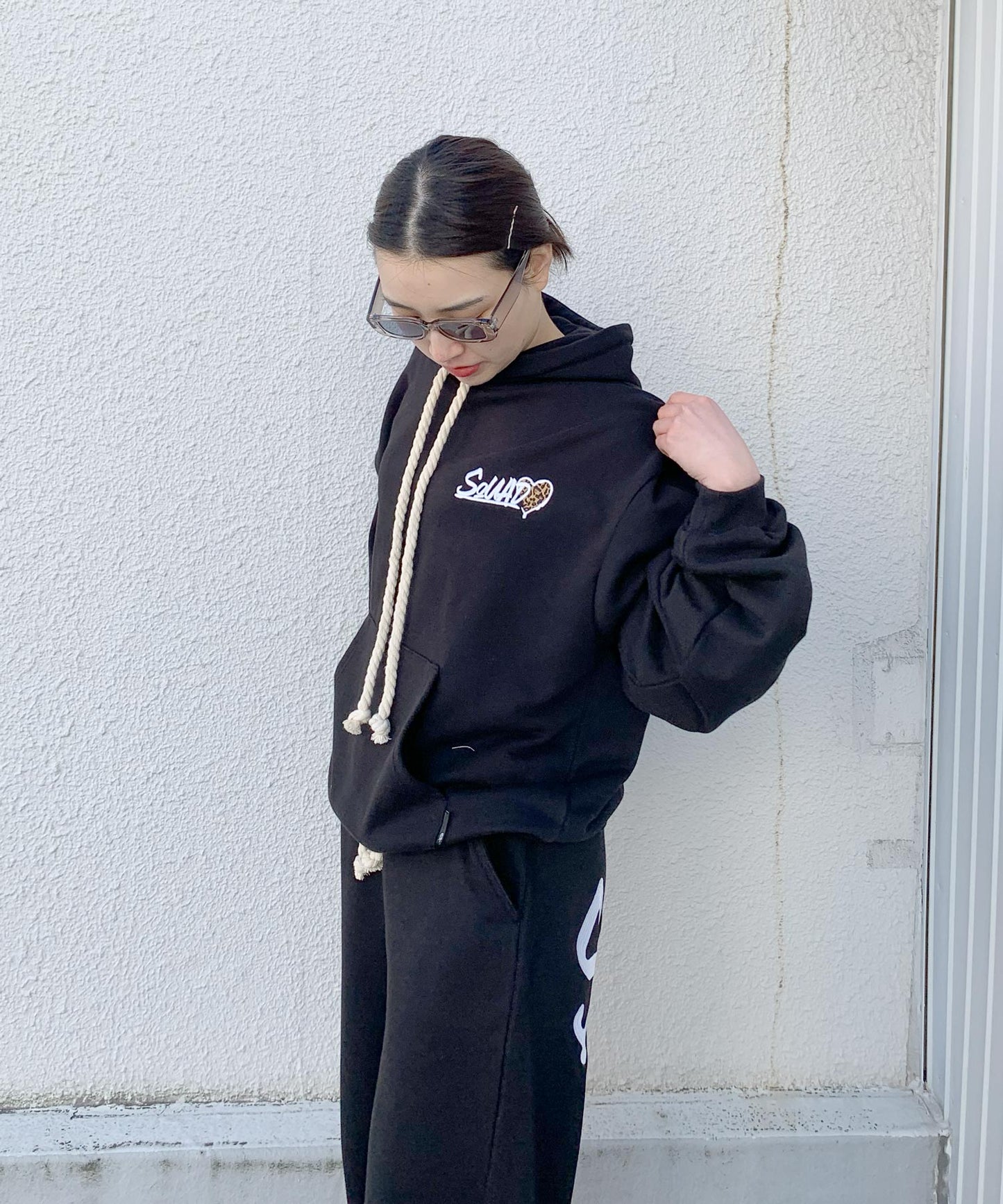 ハートサガラ刺繍セットアップ