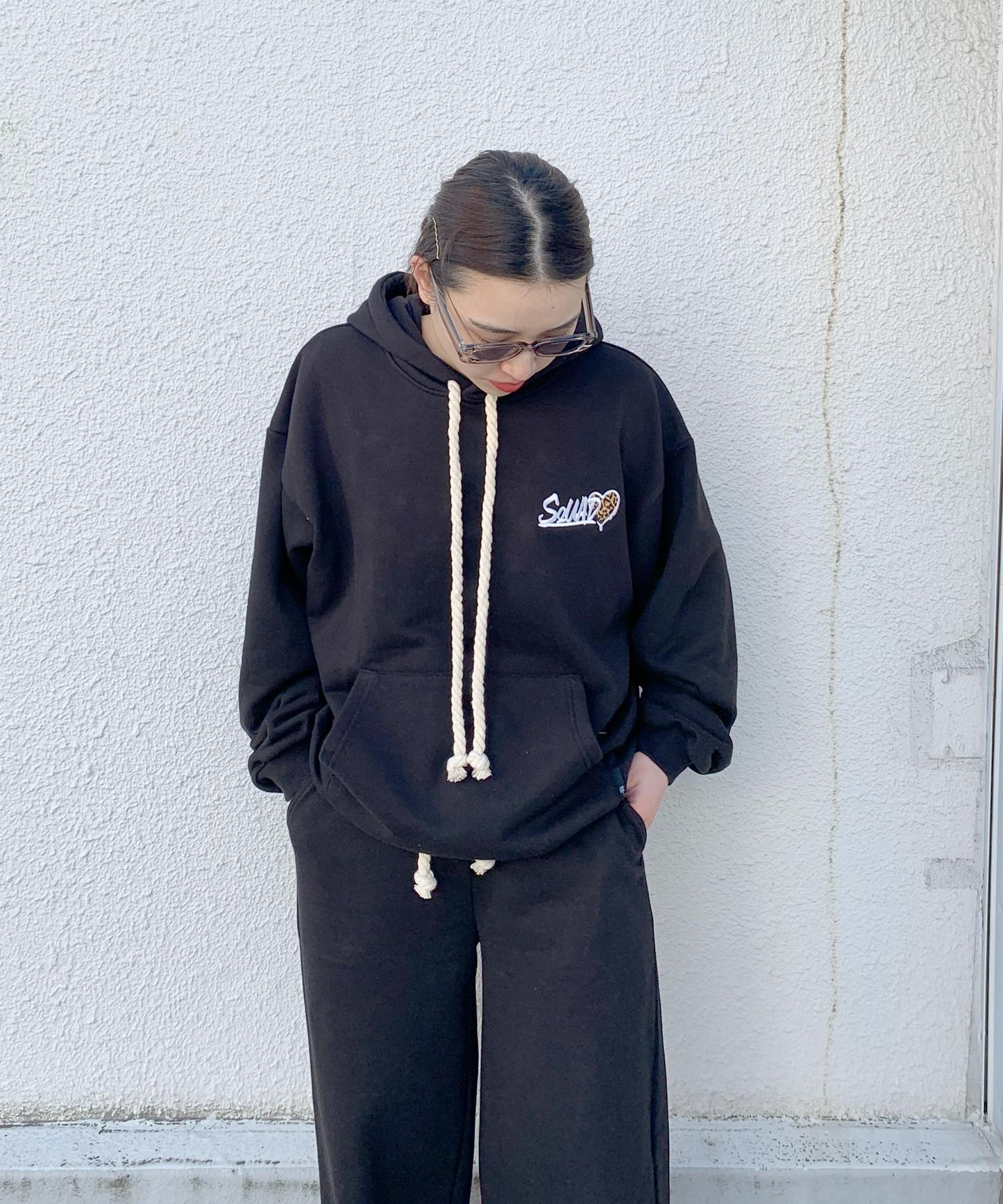 ハートサガラ刺繍セットアップ