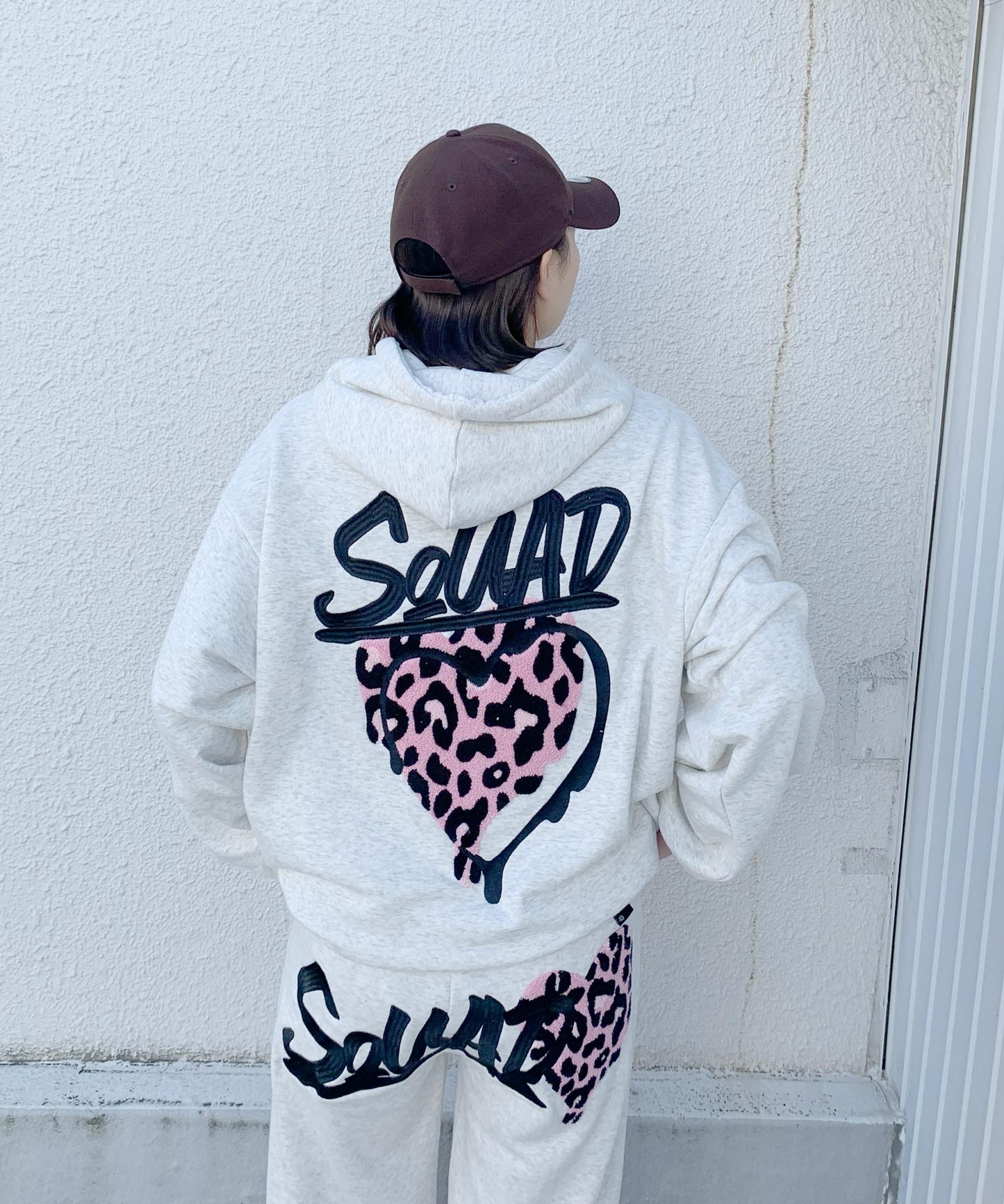 ハートサガラ刺繍セットアップ