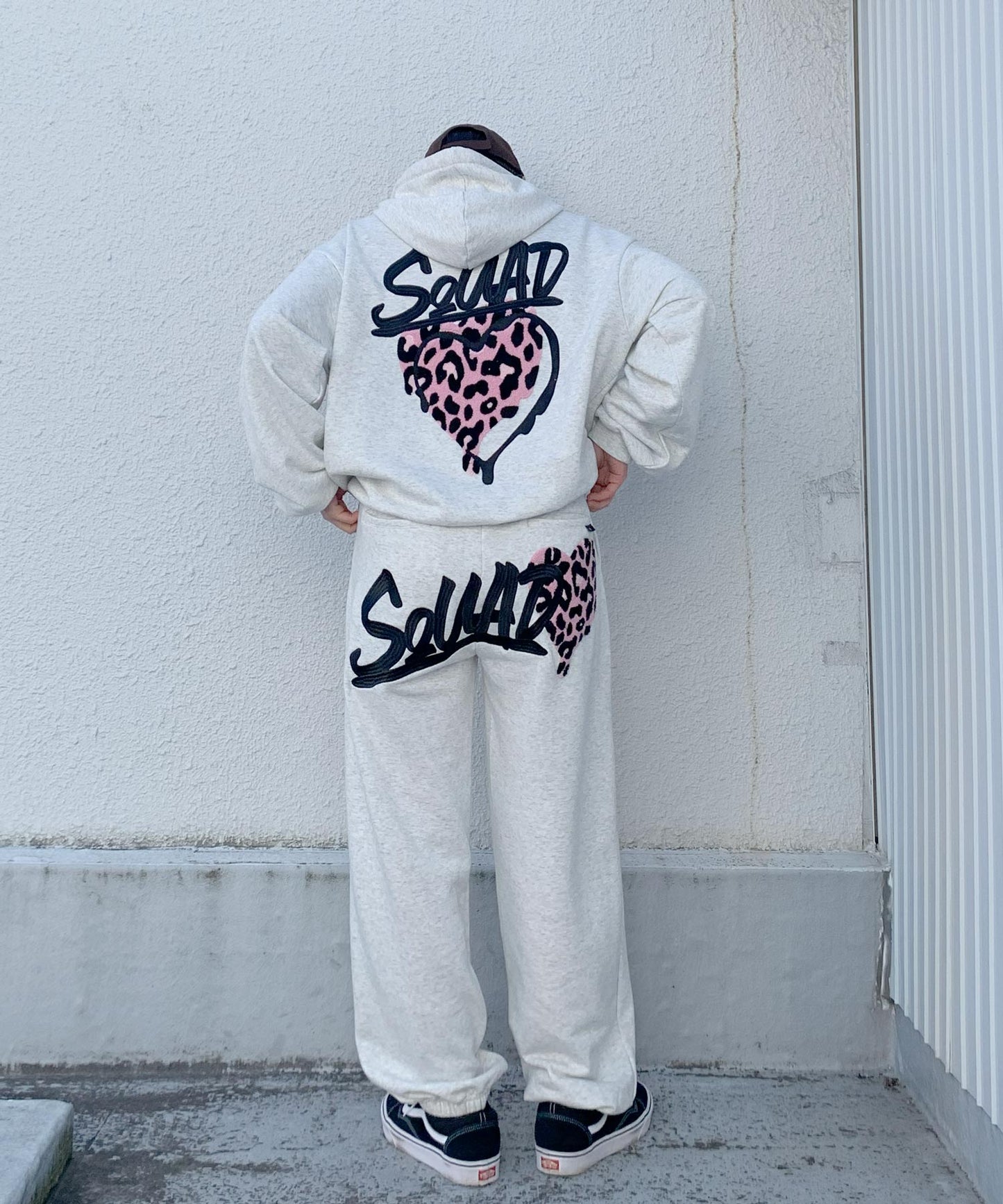 ハートサガラ刺繍セットアップ