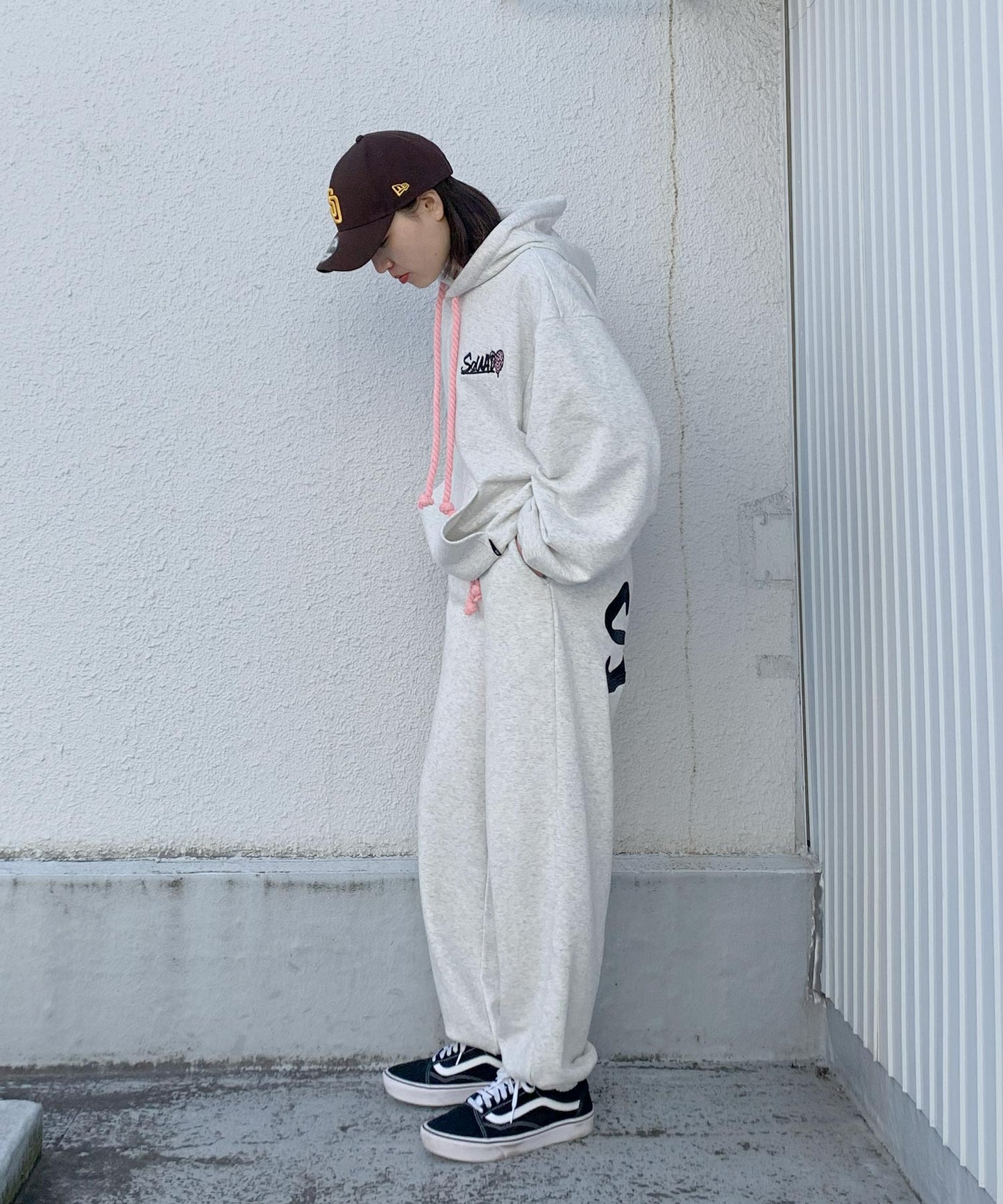 ハートサガラ刺繍セットアップ