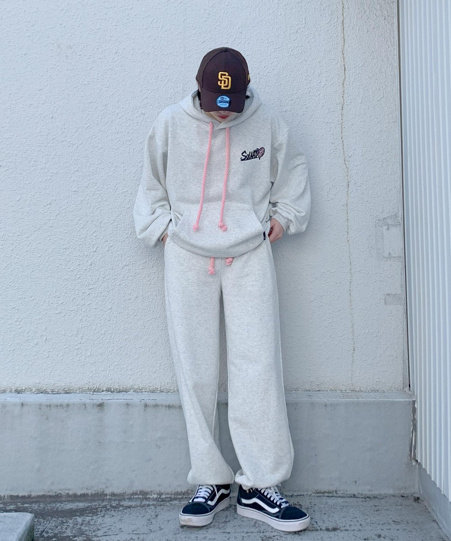 ハートサガラ刺繍セットアップ