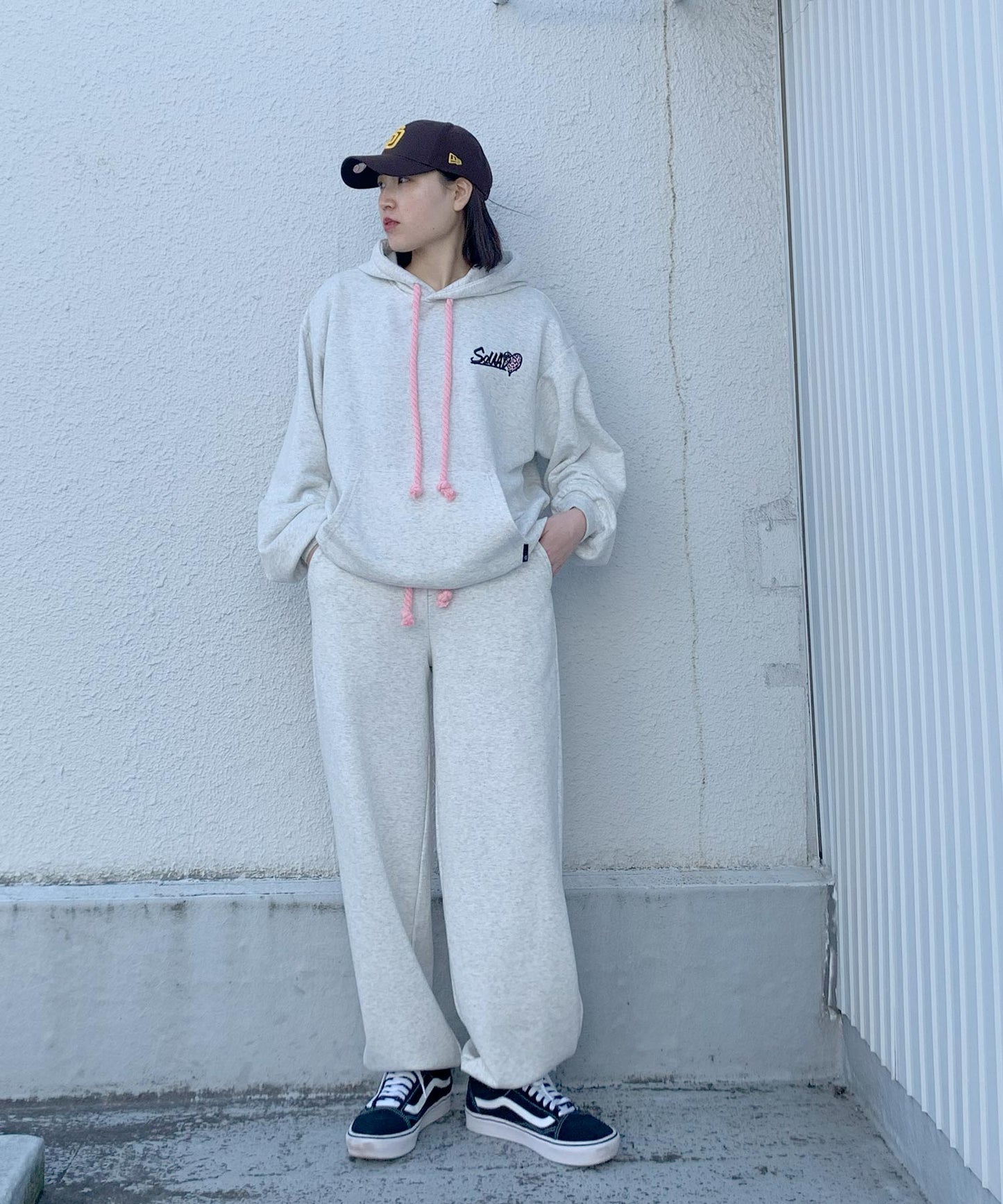 ハートサガラ刺繍セットアップ