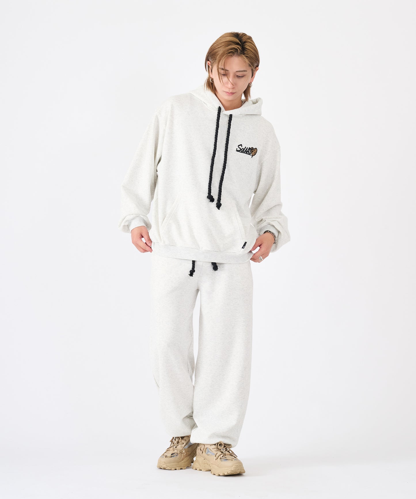 ハートサガラ刺繍セットアップ