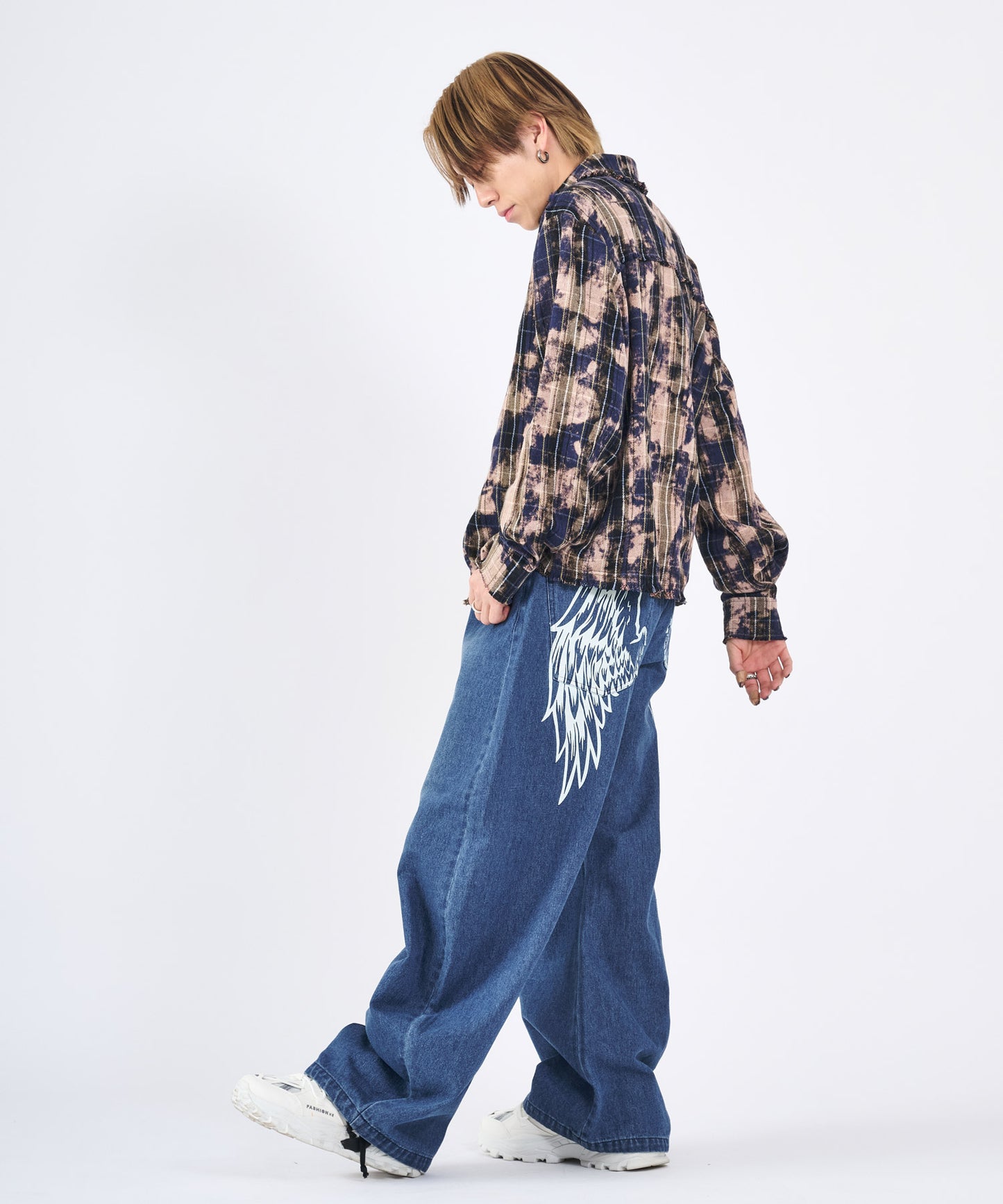 ショート丈フリンジシャツ