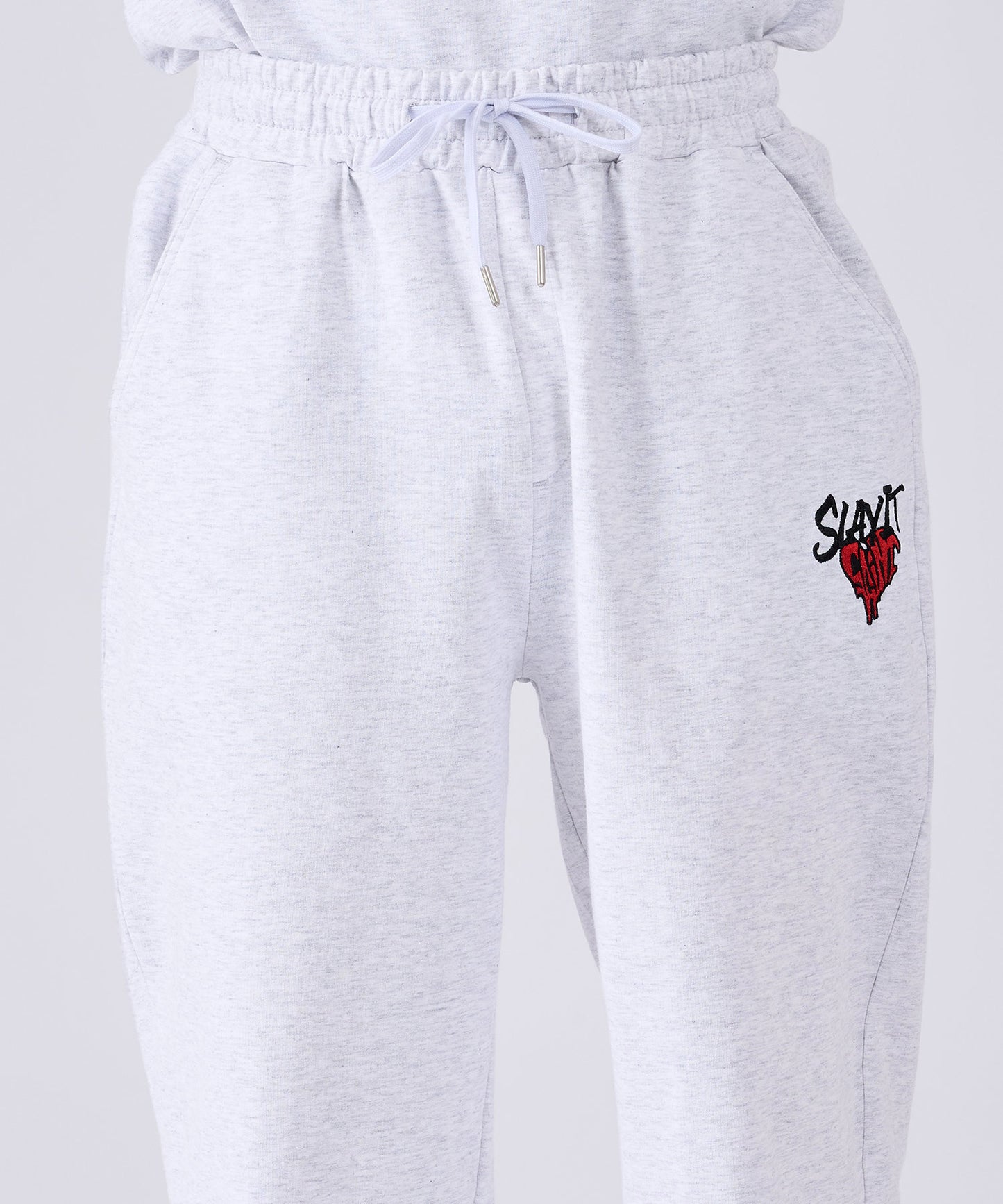 ハートワンポイントロゴ刺繍セットアップ