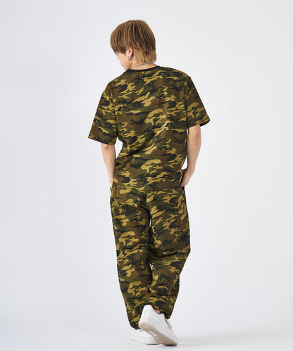 ハートワンポイントロゴ刺繍セットアップ