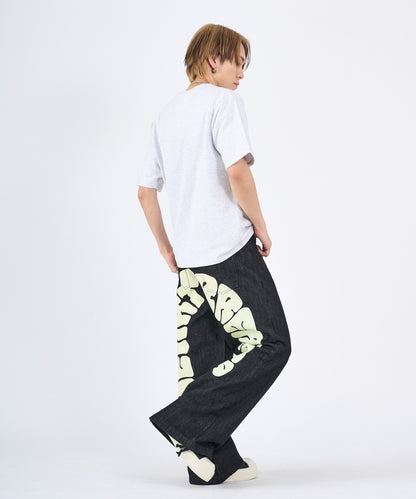 ハートワンポイントロゴ刺繍半袖Tee