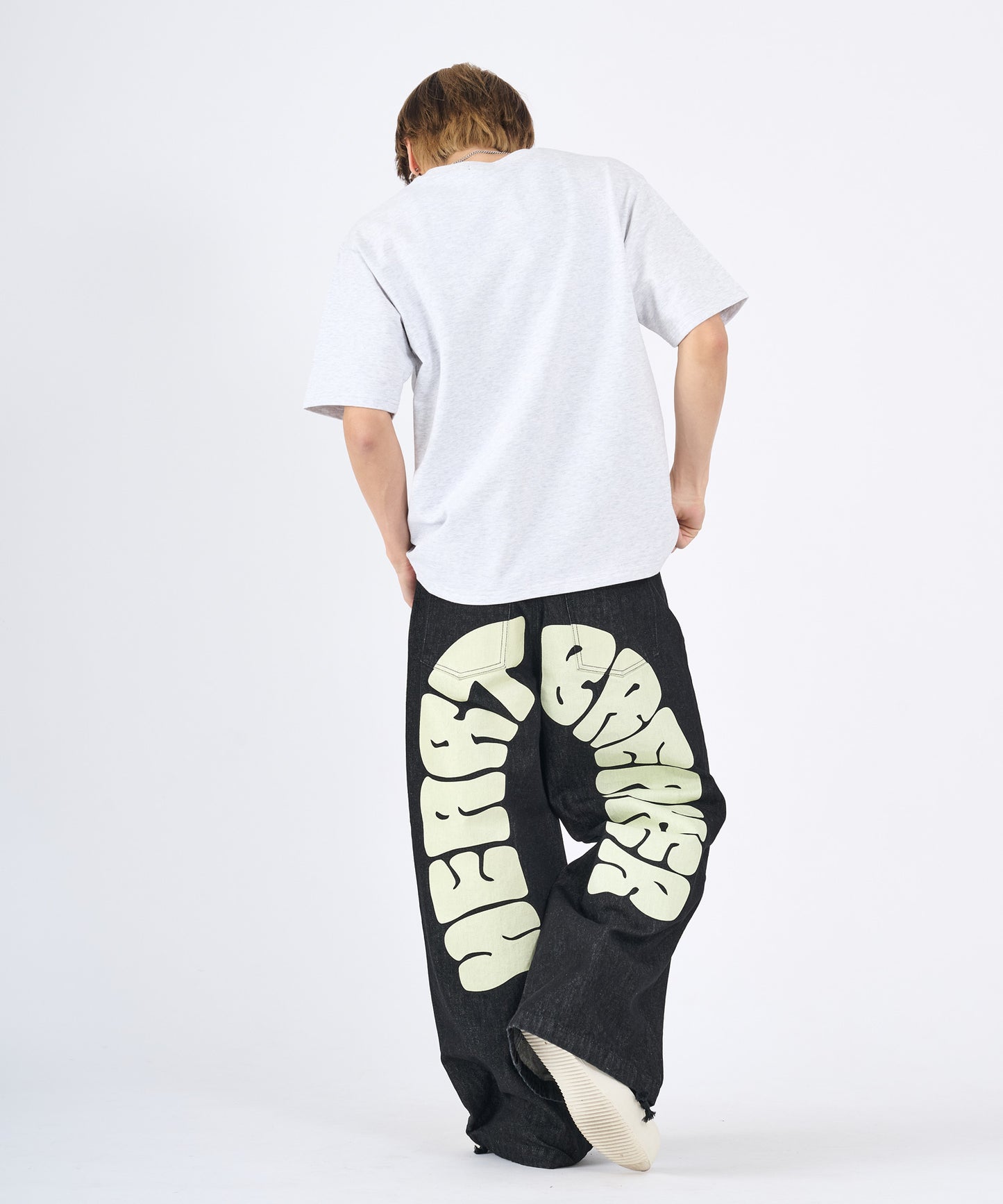 ハートワンポイントロゴ刺繍半袖Tee