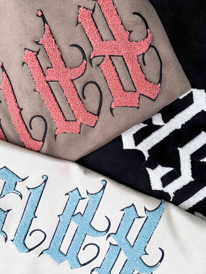 【2着で7,980円】Last Summer Special Vol.8 カットスエード　サガラ刺繍半袖Tシャツ