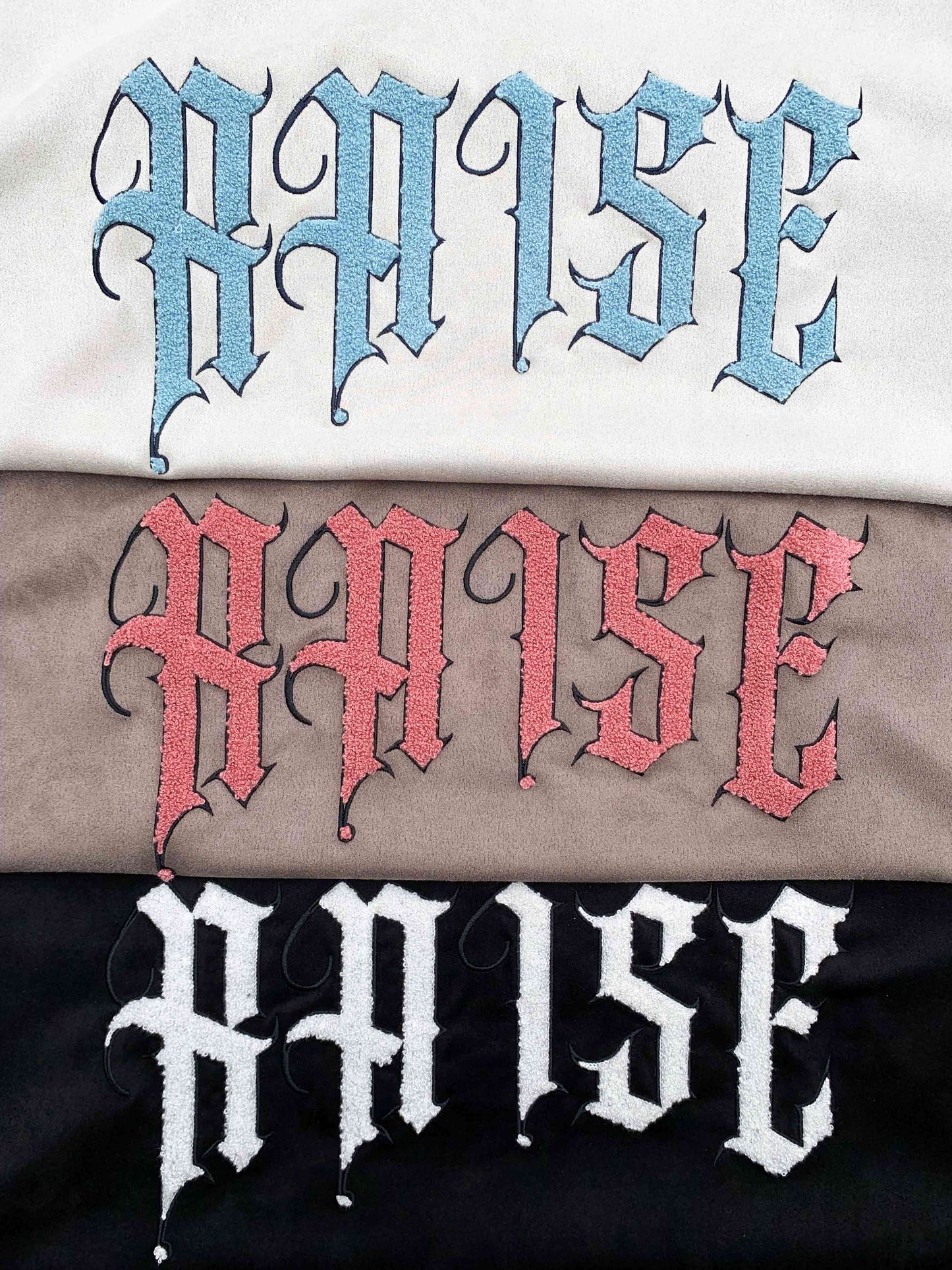 【2着で7,980円】Last Summer Special Vol.8 カットスエード　サガラ刺繍半袖Tシャツ