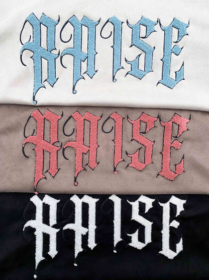 【2着で7,980円】Last Summer Special Vol.8 カットスエード　サガラ刺繍半袖Tシャツ