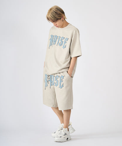 カットスエード　サガラ刺繍セットアップ
