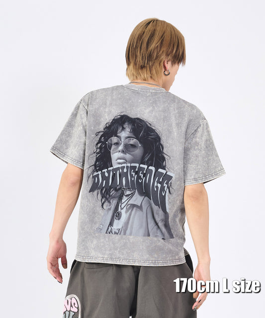 バックコラージュ半袖Tee