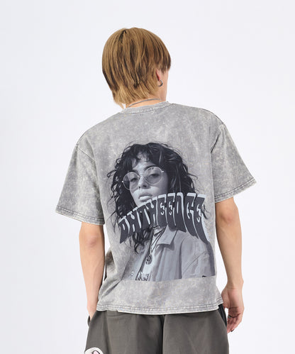 バックコラージュ半袖Tee