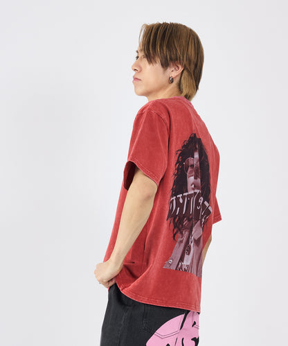 バックコラージュ半袖Tee