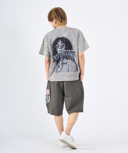 バックコラージュ半袖Tee