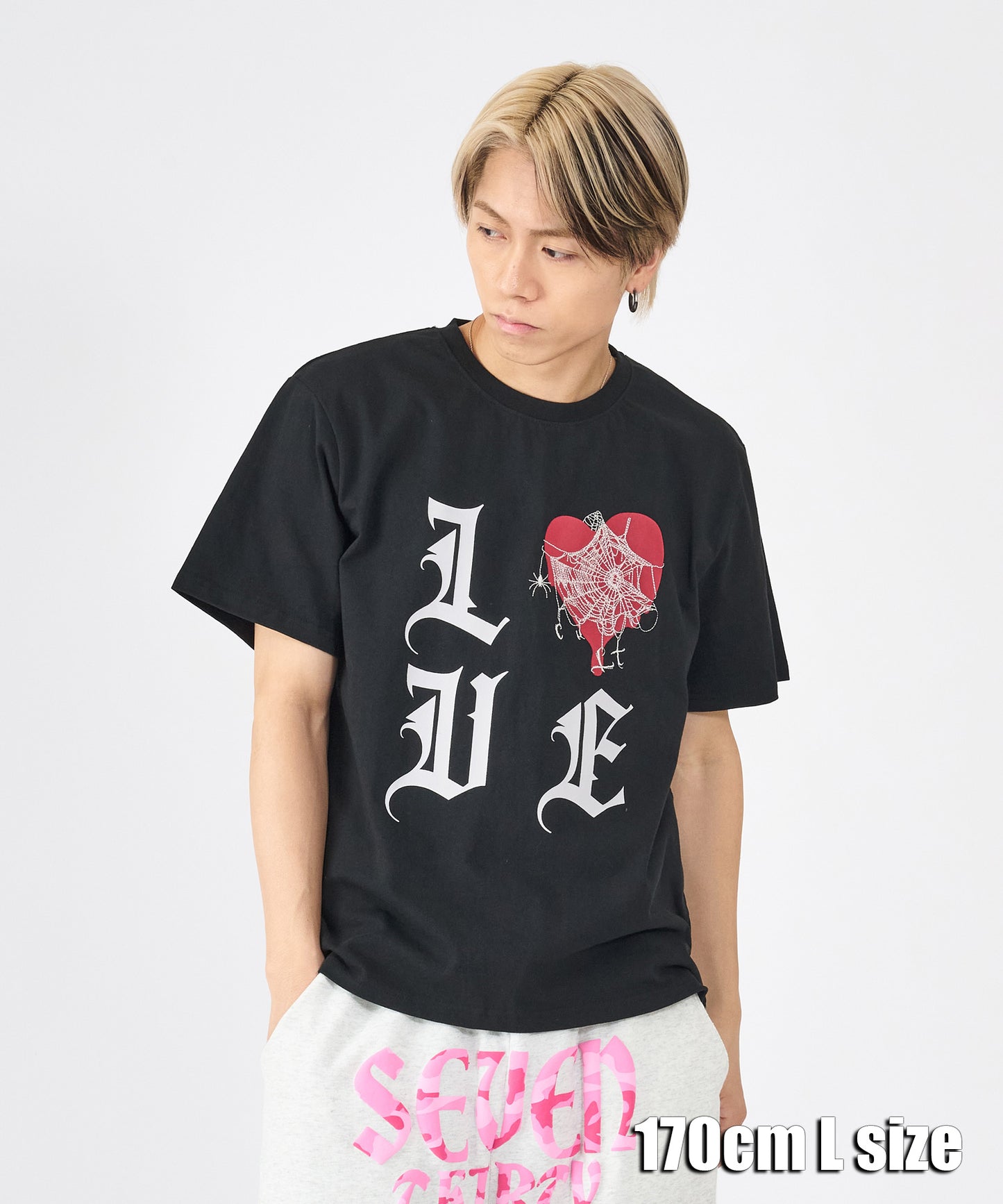 ハートスパイダー半袖Tee