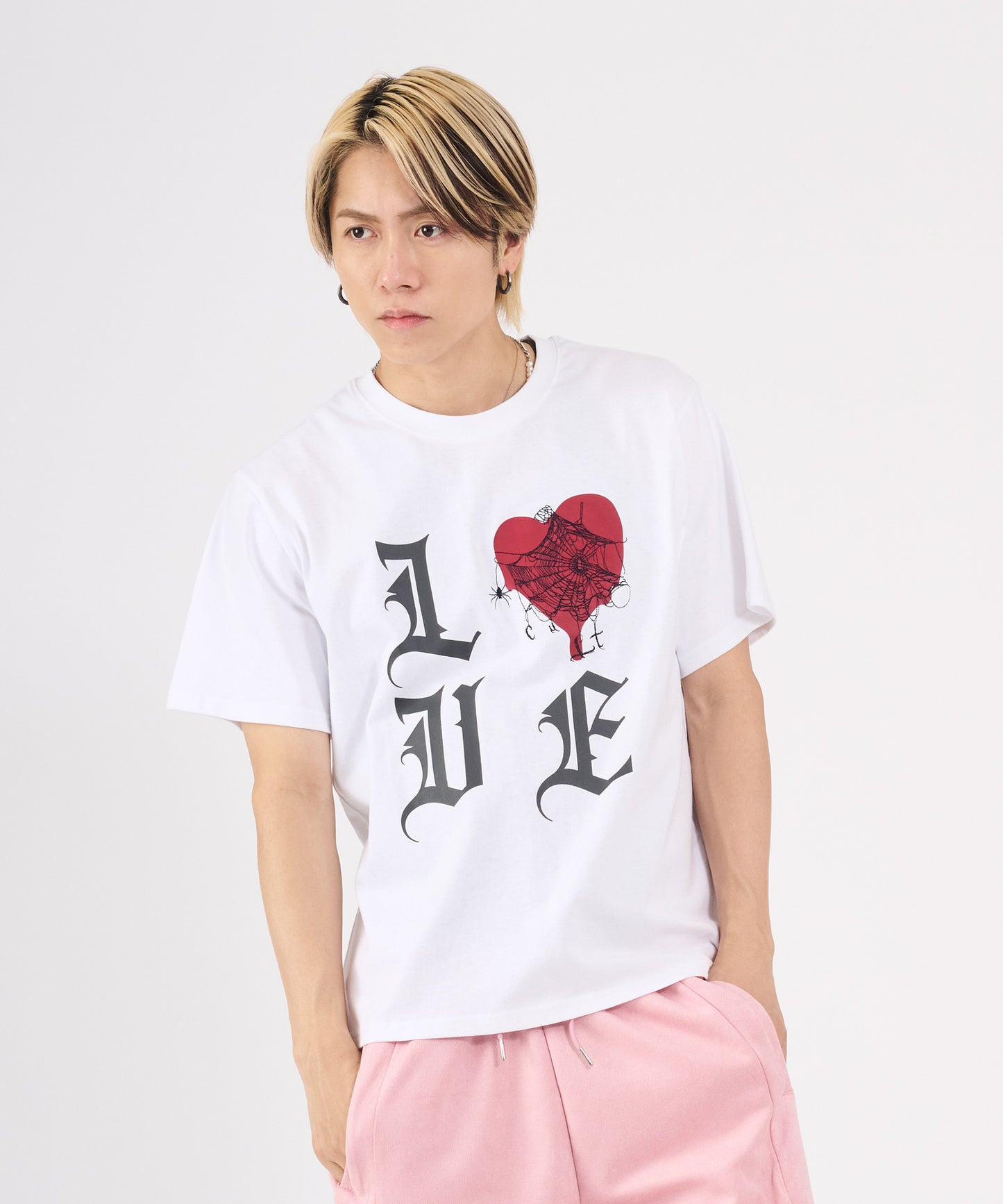 ハートスパイダー半袖Tee